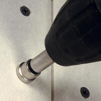 Wolfcraft 4x 2 Gipskartonbits Tiefenanschlag Gipskatonschrau