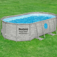 Bestway Swimmingpool Set Pool Power Steel Swim Vista Series 