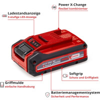Einhell Akku Werkzeugakku Schiebeakku Power X-Change Li-Ion 