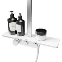 Schulte Duschsäule inkl. Thermostat DuschMaster Rain II