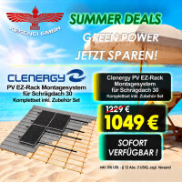 SUMMER DEALS ! Clenergy PV EZ-Rack Montagesystem für Sc